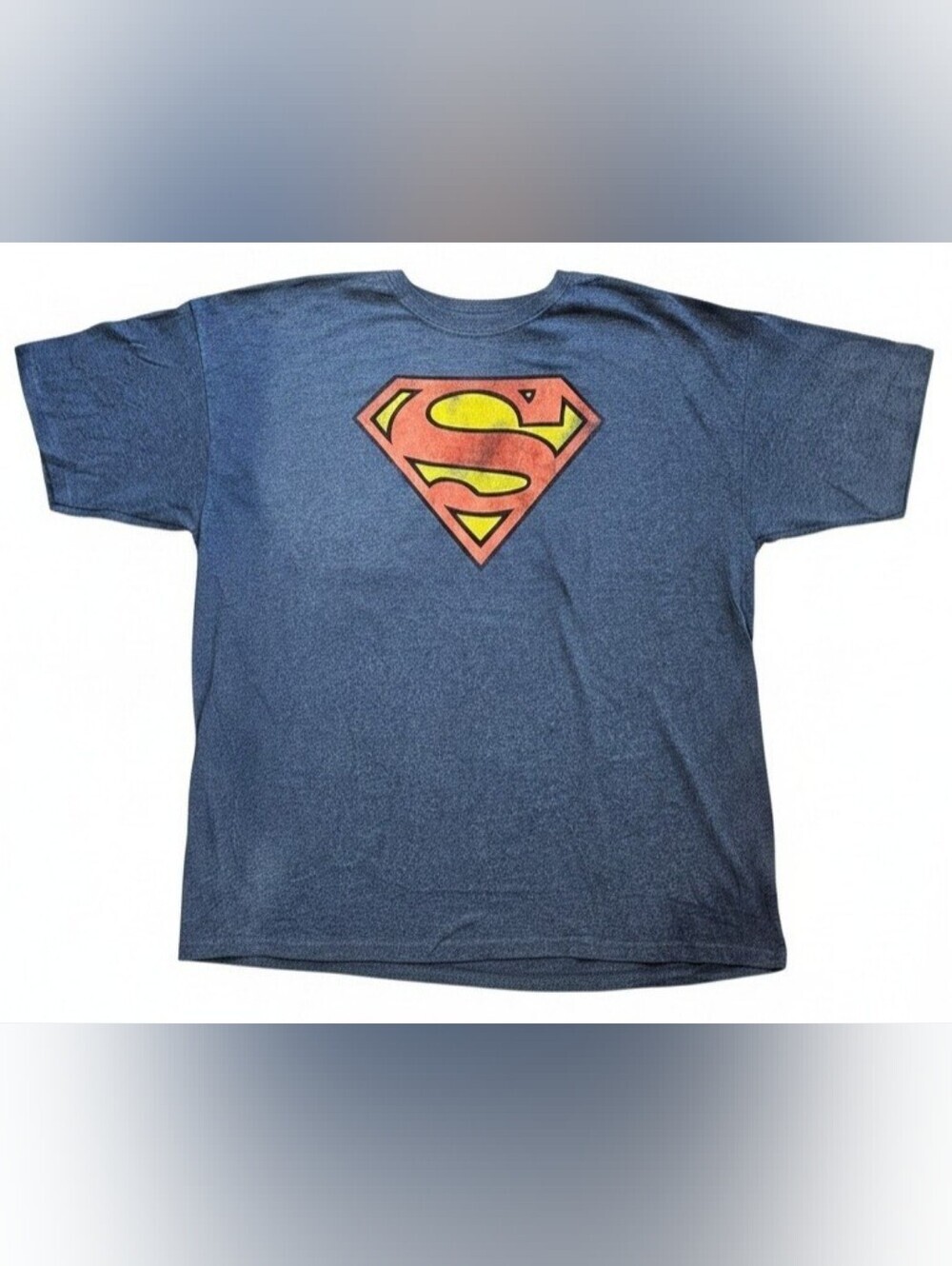 Superman DC Comics Men's Blue Graphic Tee, Size XXL, New